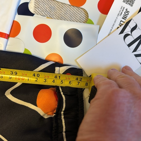 Zara Satin Effect Wide Leg Pants - Picture 8 of 8